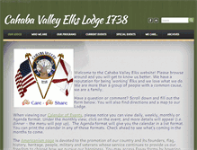 Tablet Screenshot of elkslodge1738.com